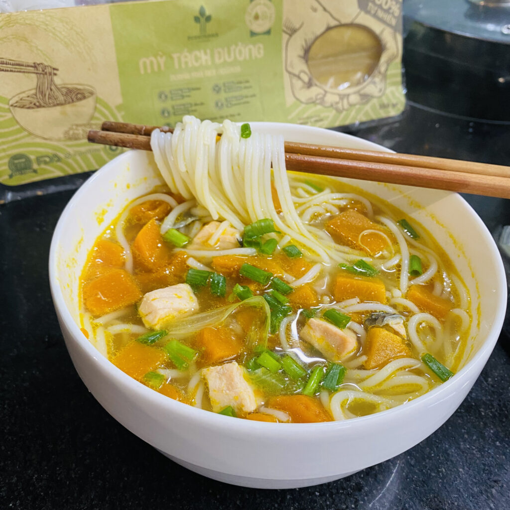 Dish made from Eco Straws sugar free noodles 2