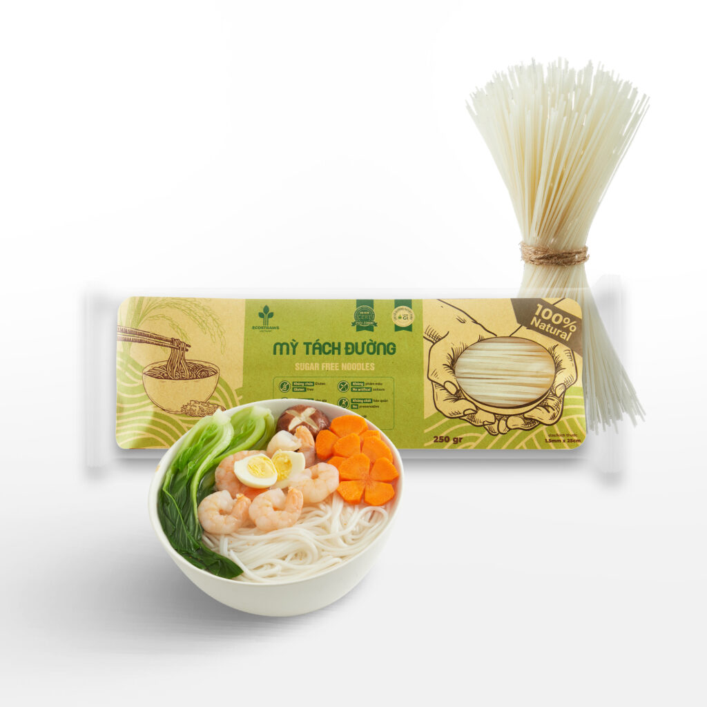 Eco Straws sugar-free rice noodles