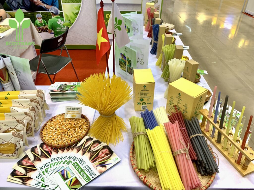 sản phẩm của Eco Straws tại HCMC Foodex 2024